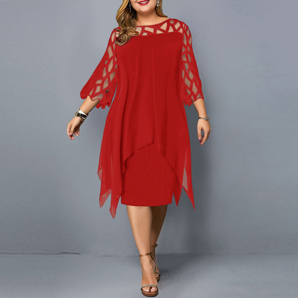 Abelone | Elegancka Oversize Midi Sukienka
