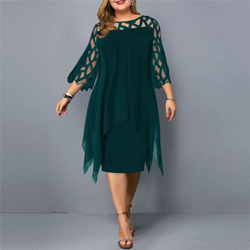 Abelone | Elegancka Oversize Midi Sukienka
