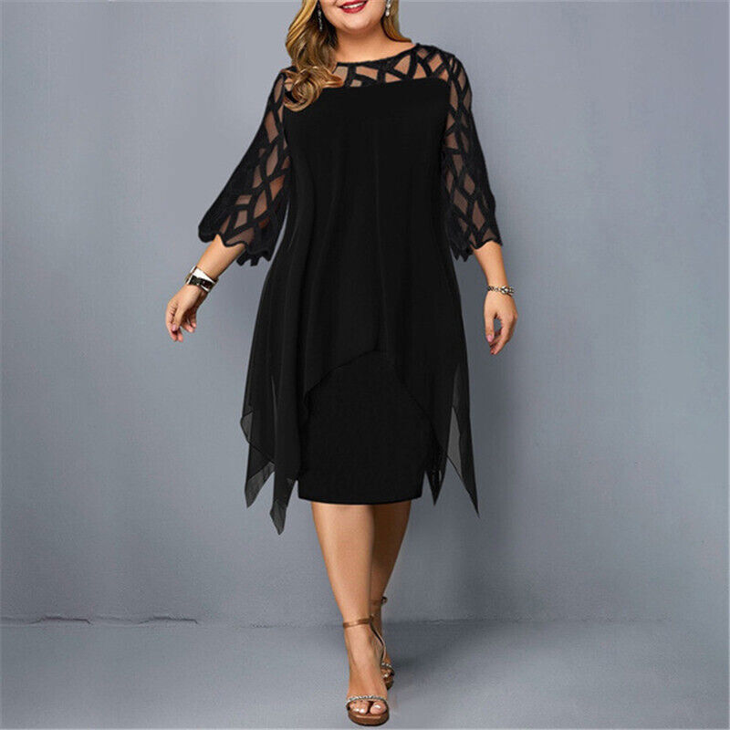 Abelone | Elegancka Oversize Midi Sukienka