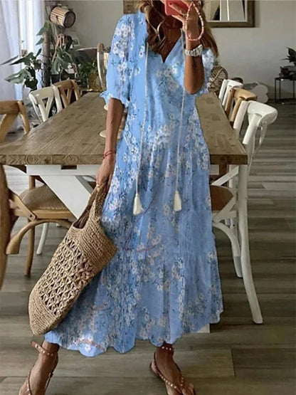 Elise™ | Sukienka Boho z Zakryciem Brzucha