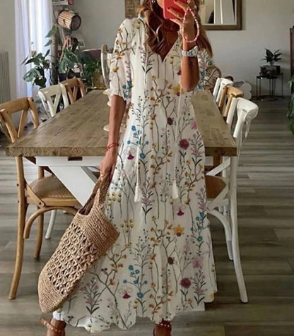 Elise™ | Sukienka Boho z Zakryciem Brzucha