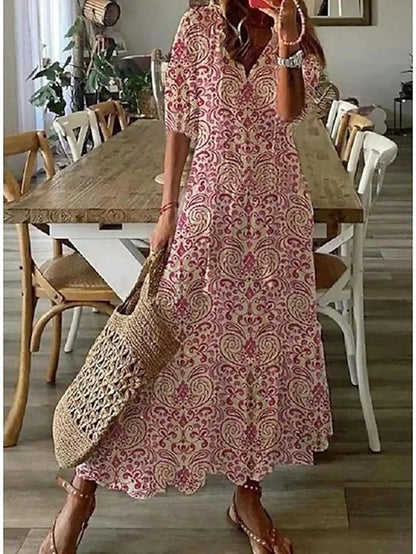 Elise™ | Sukienka Boho z Zakryciem Brzucha