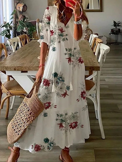 Elise™ | Sukienka Boho z Zakryciem Brzucha